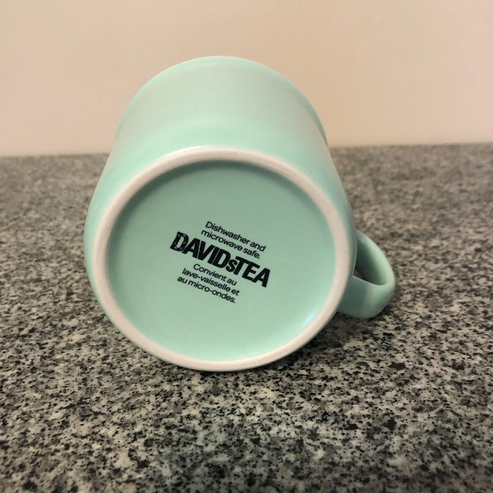 David’s tea rustic mug Mint green - Picture 2 of 3